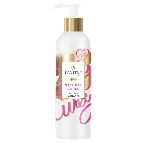 Pantene Curl Cream, Leave in Conditioner With Coconut Oil, 235ml, Heat Protection Spray for Styling : Amazon.co.uk: Beauty