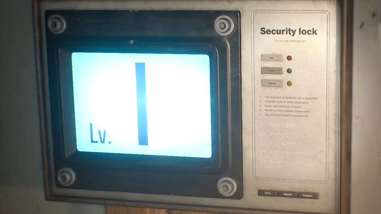 How to open the Level 1 Security Lock in Resident Evil Requiem