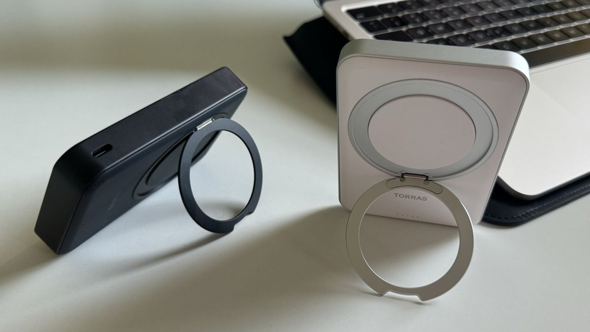V-TAC Power Bank 10000 MAh MagSafe Ultra Sottile Magnetico Con Ricarica Wireless Colore Nero P 248553