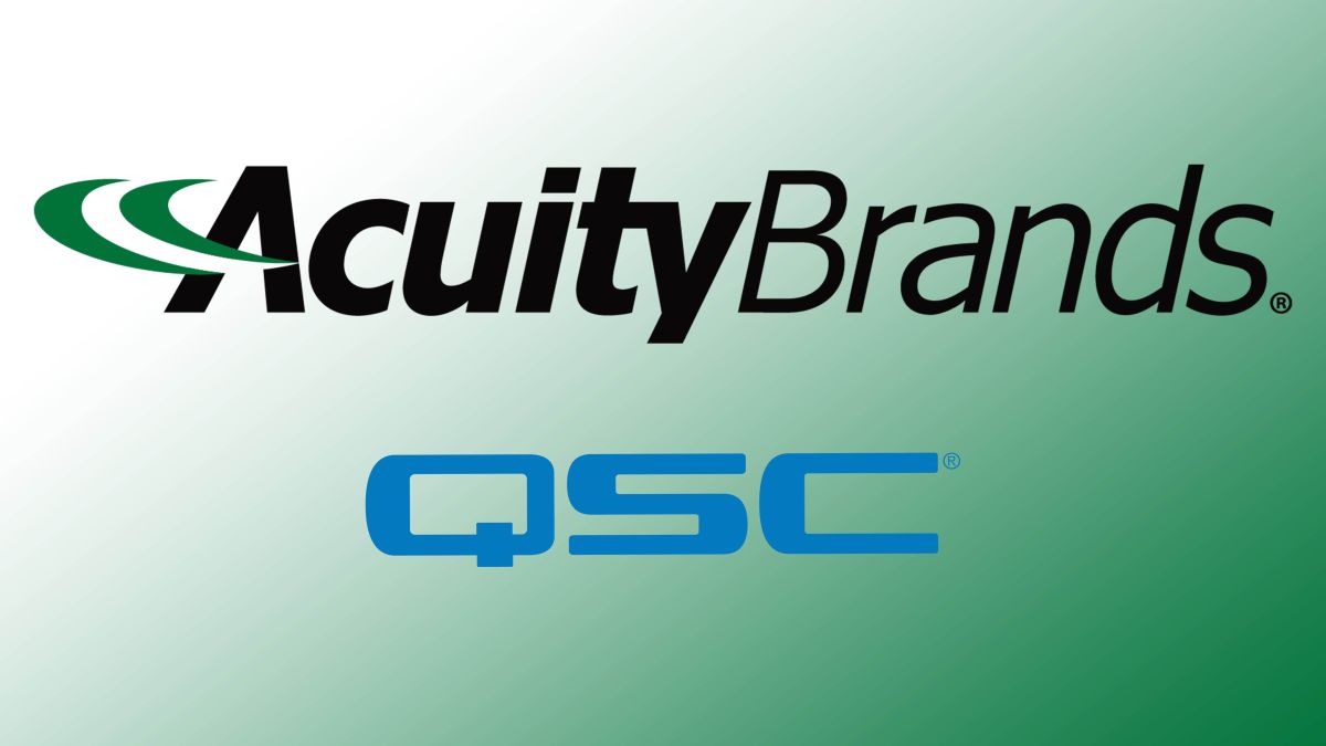 Acuity Brands and QSC logos