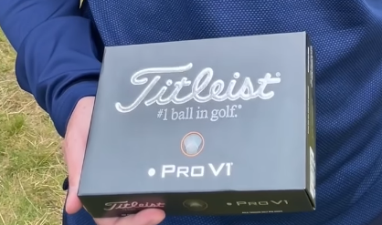 A box with Titleist Pro V1 Star written on them
