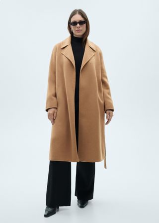 Belt Handmade Coat - Women | Mango United Kingdom