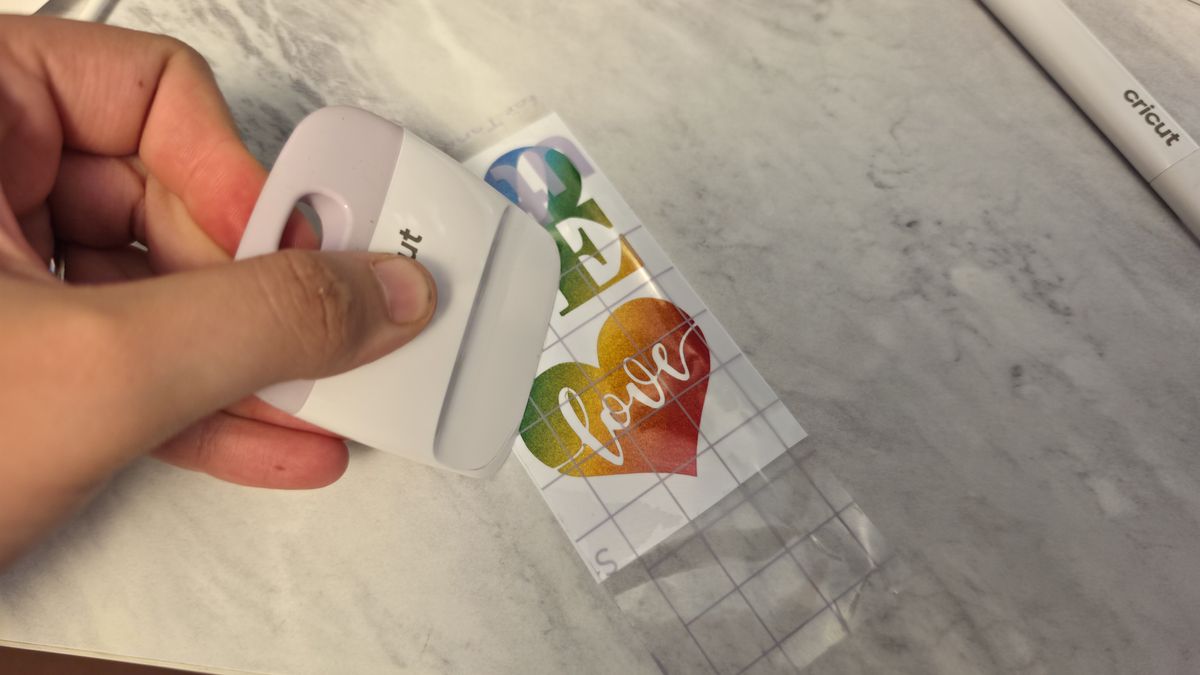 Cricut Pride crafting