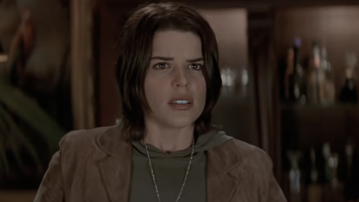 Neve Campbell in Scream 3&#039;s final confrontation