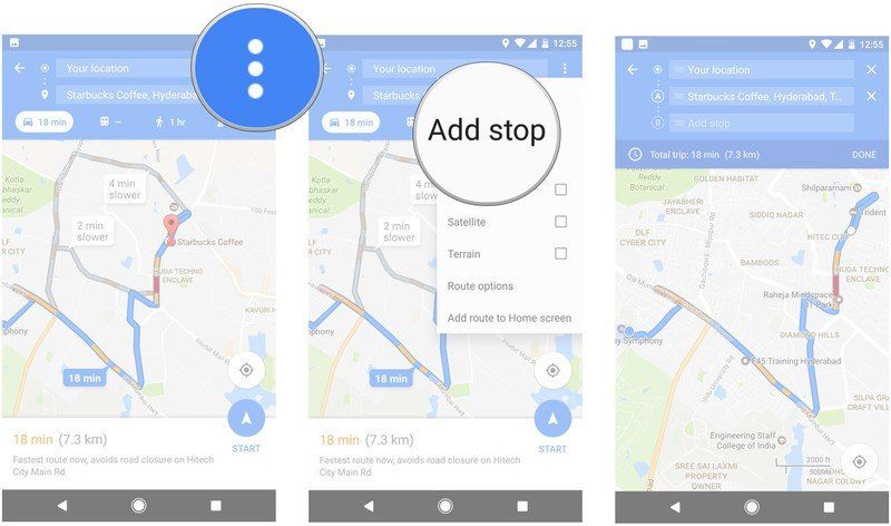 How to add multiple destinations in Google Maps | Android Central