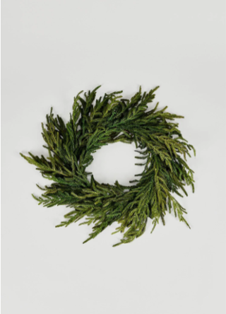 Pine Christmas wreath.