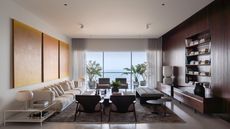 Mumbai PVM Apartment, one of two coastal apartments next to each other created by Rajiv Saini