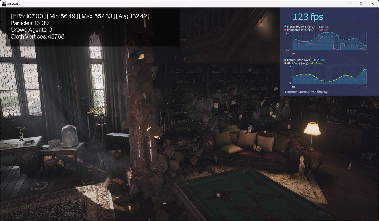 Acer Predator BiFrost Radeon RX 7600 OC Hitman benchmark