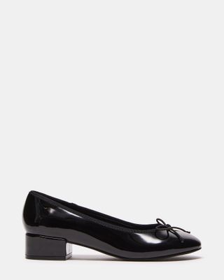 Cherish Black Patent Slip-On Heels | Women's Heels – Steve Madden