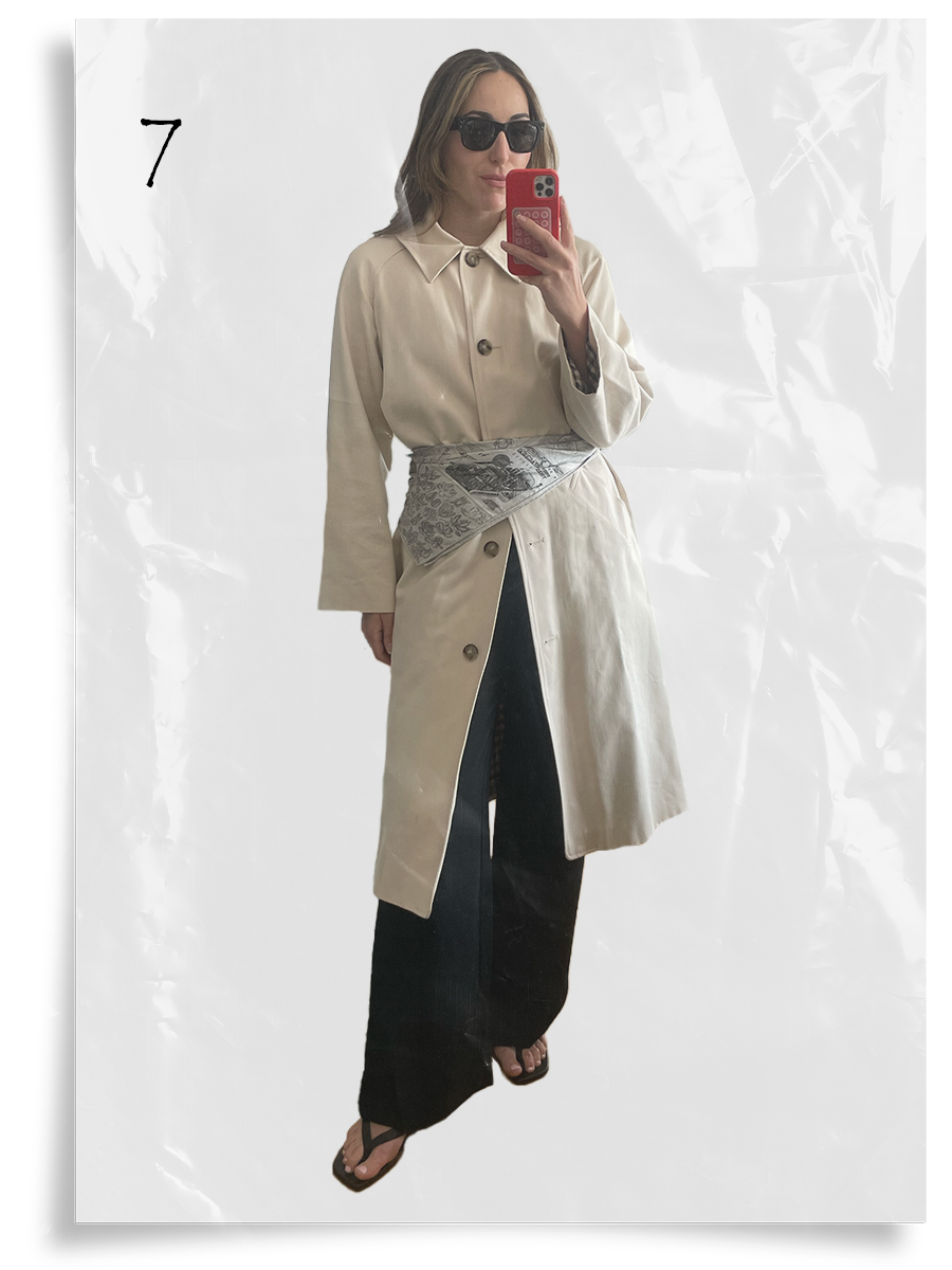 Anna LaPlaca styling an anti-trend summer capsule wardrobe