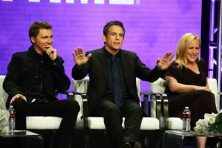 Emmy nominees Paul Dano (left), Ben Stiller and Patricia Arquette of Showtime's Escape at Dannemora.