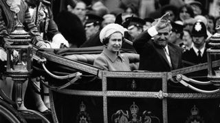 13th june 1978 romanian dictator nicolae ceausescu rides in the state carriage with queen elizabeth ii on his official visit to britain photo by central pressgetty images