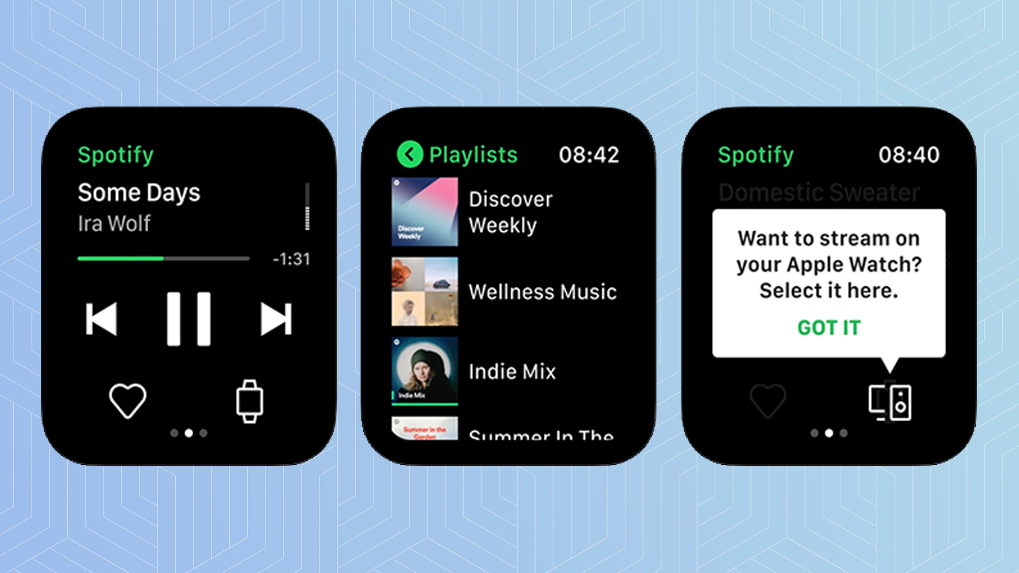 best apple watch apps: Spotify