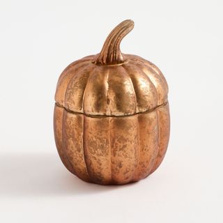 Figural Pumpkin Candle