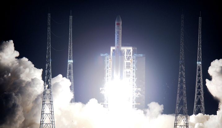 China&#039;s first heavy-lift Long March 5 rocket launched on Nov. 3, 2016.