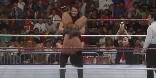 The Undertaker and Jimmy Snuka at WrestleMania 7