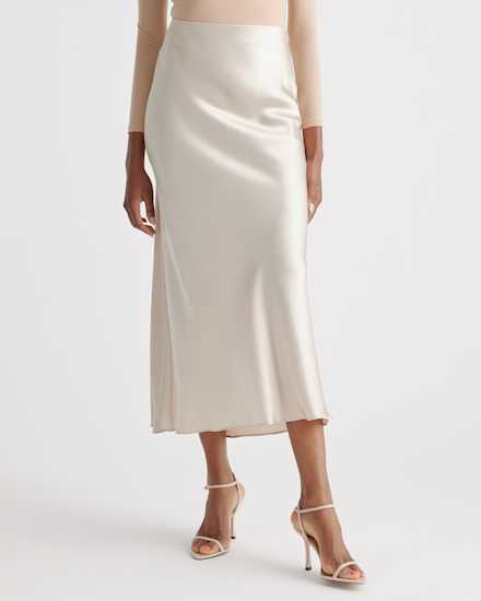 Quince 100% Washable Silk Skirt