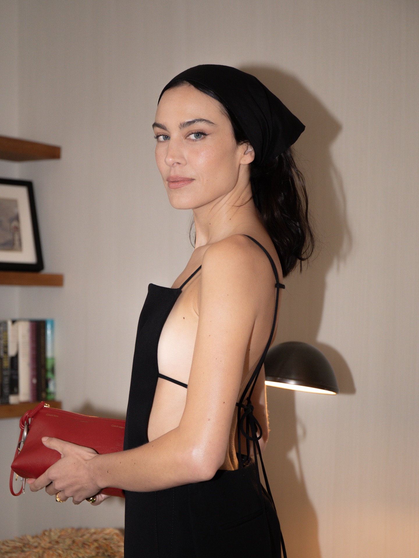 Alexa Chung with mid-length hairstyle