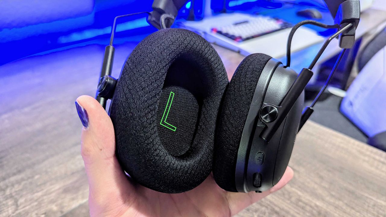 Image of the Razer BlackShark V3 Pro wireless gaming headset.