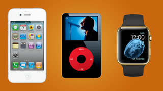 iPhone 4 white, U2 iPod and Apple Watch Edition