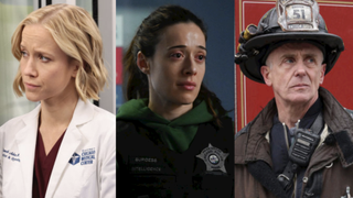 Chicago Med's Hannah, Chicago P.D.'s Burgess, and Chicago Fire's Herrmann