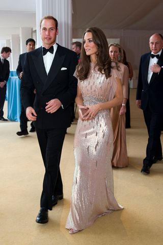 Kate Middleton in Jenny Packham in 2011