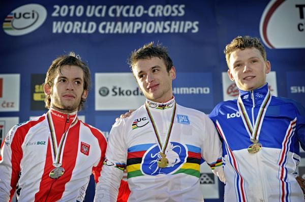 The U23 men's podium.