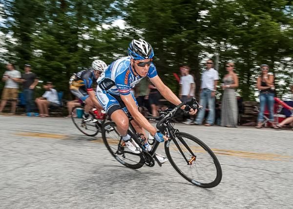 Jeff Louder (UnitedHealthcare) coming off the climb.