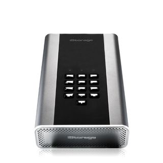 An iStorage DiskAshur DT2 external hard drive