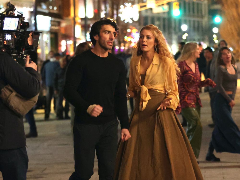 Justin Baldoni and Blake Lively film 'It Ends With Us'