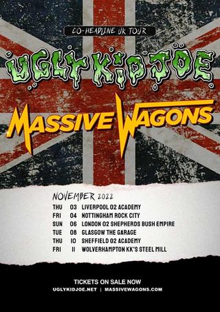 Massive Wagons tour poster