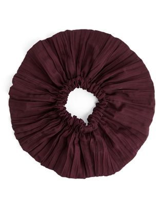 Pleated Hair Scrunchie