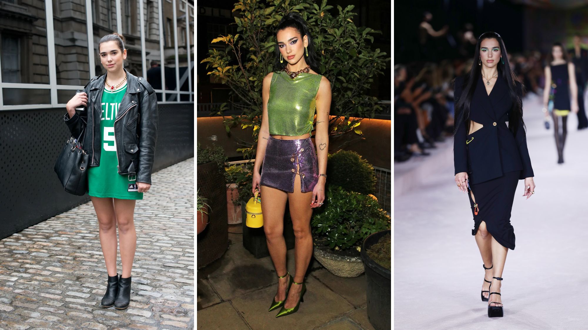 Dua Lipa&#039;s style evolution 