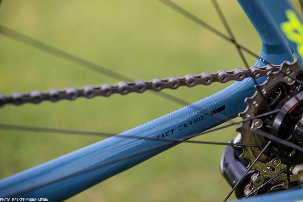 Fact Carbon called out on the chainstay.
