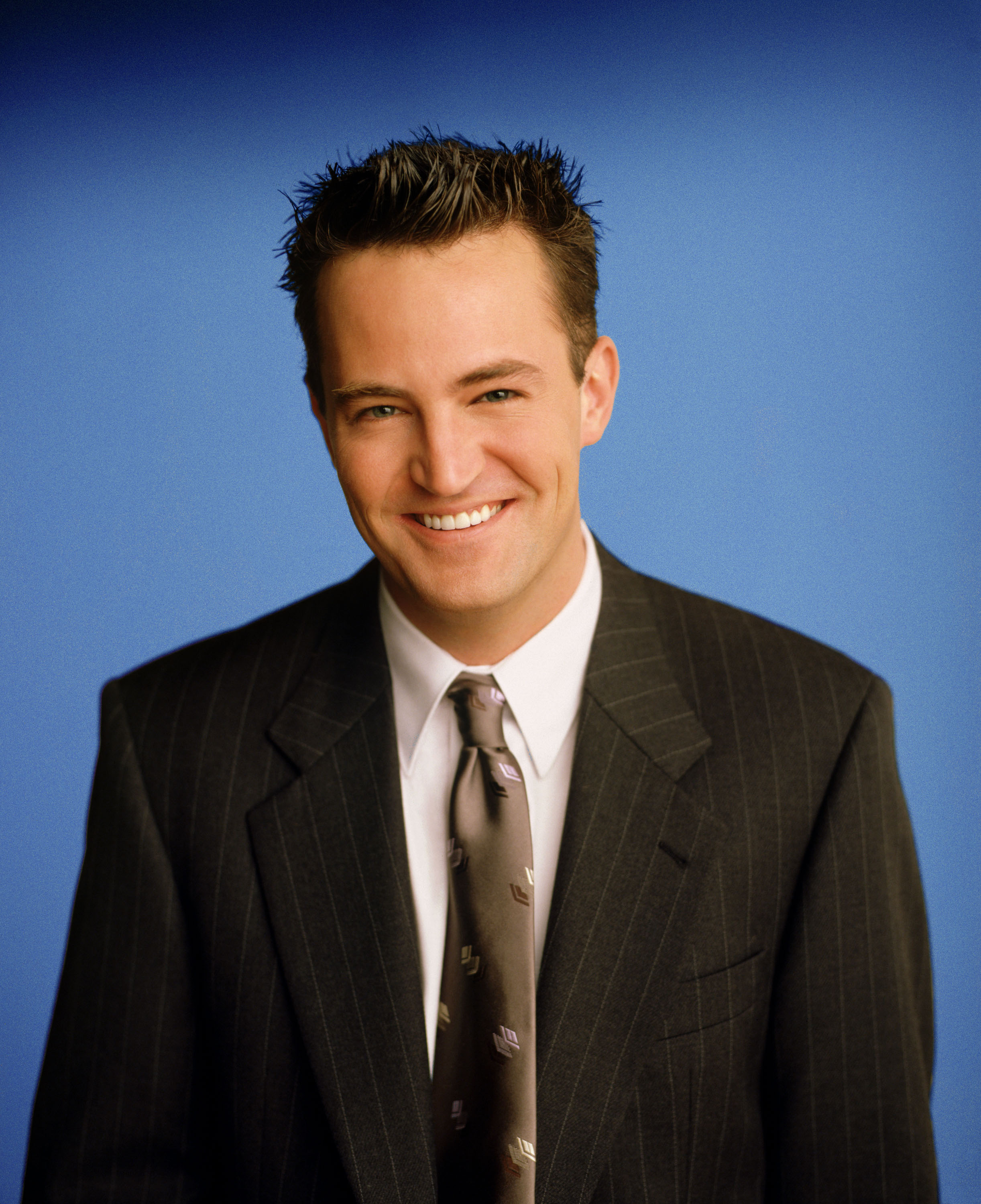 Actor Matthew Perry stars as Chandler Bing in NBC's comedy series "Friends."