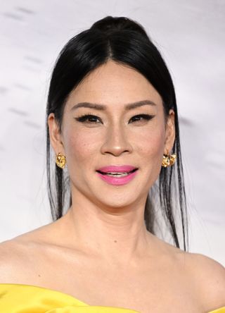 Lucy Liu attends the "Shazam! Fury of the Gods" UK Special Screening at Cineworld Leicester Square on March 07, 2023 in London, England