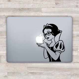 Snow White MacBook decal