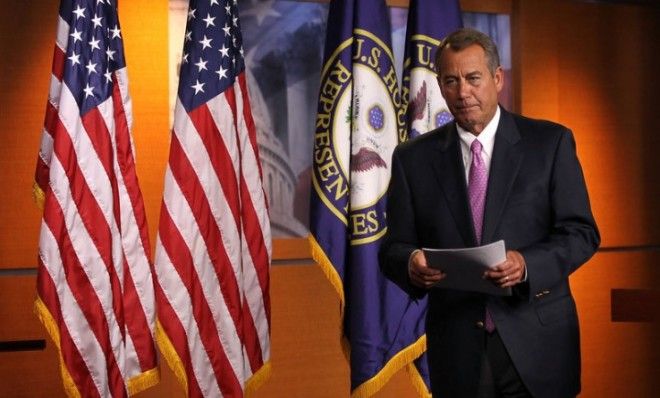 John Boehner (R-Ohio) leaves after a news conference on Nov. 30 on Capitol Hill.