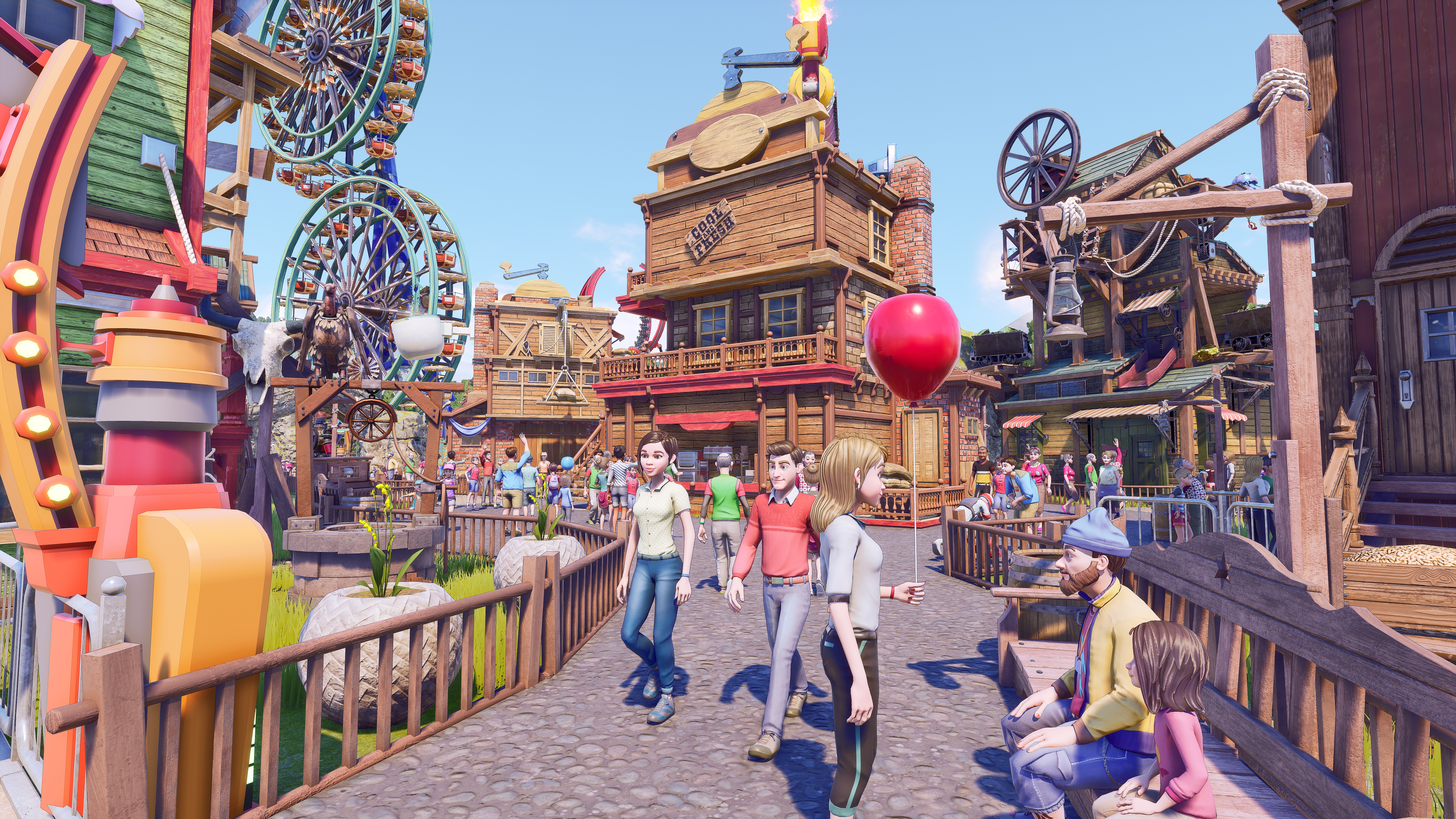 Park Beyond is a theme park sim with the best and weirdest rides