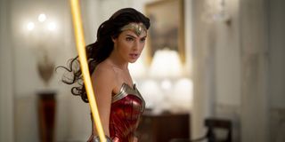 Wonder Woman with lasso of truth in Wonder Woman 1984