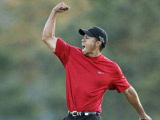 tiger woods winning the 2005 masters