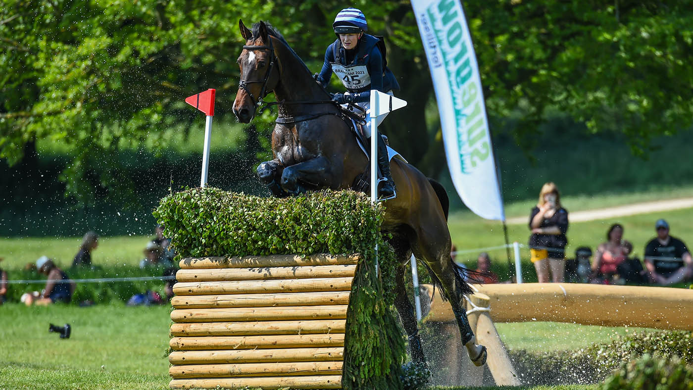 Bramham Horse Trials photos: Rose Nesbitt and EG Michealangelo