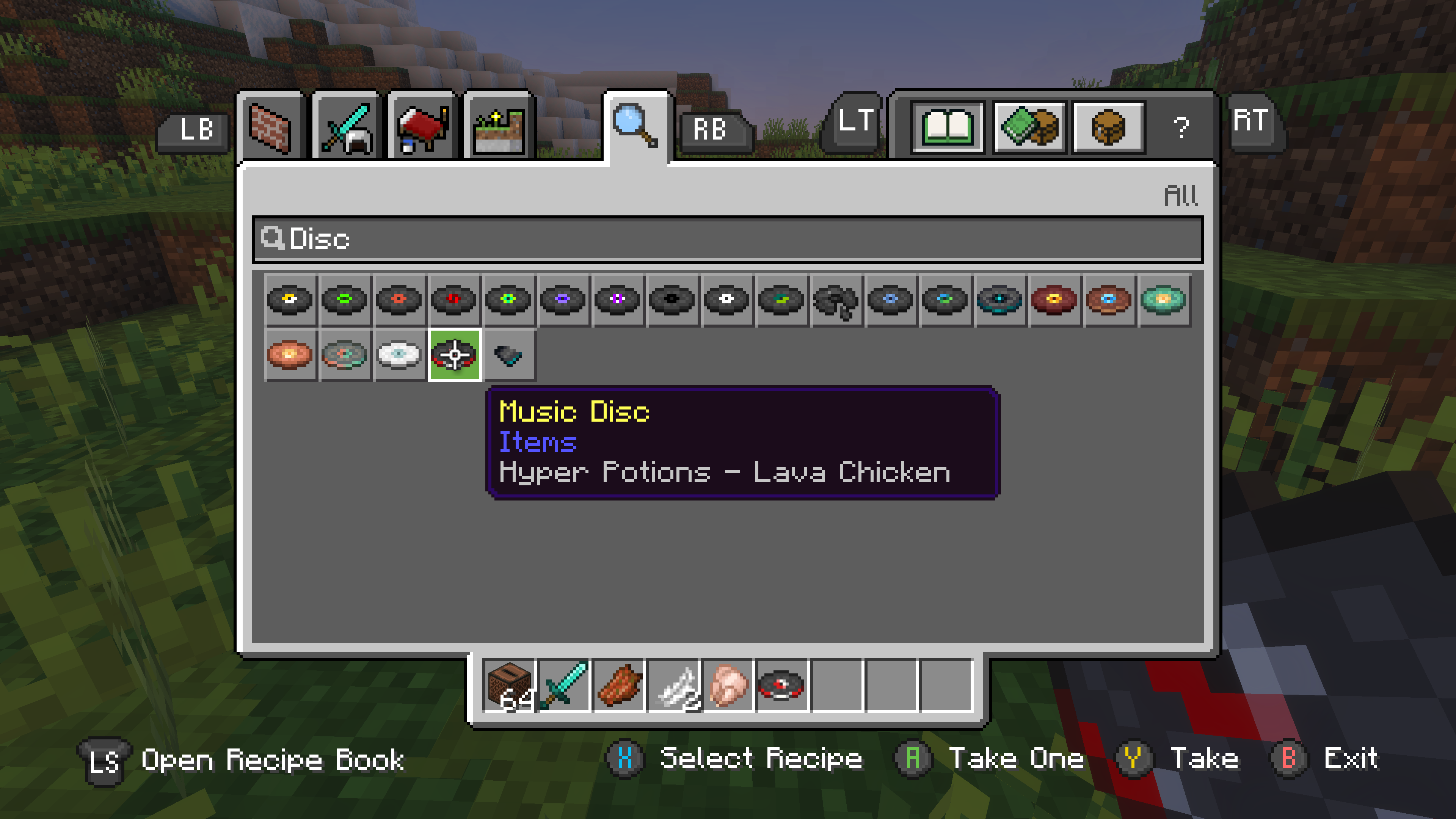 The Lava Chicken record in Minecraft