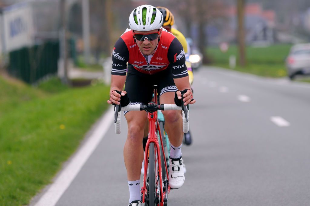 Edward Theuns (Trek-Segafredo) on the attack