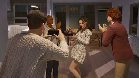 InZoi zois taking photos together