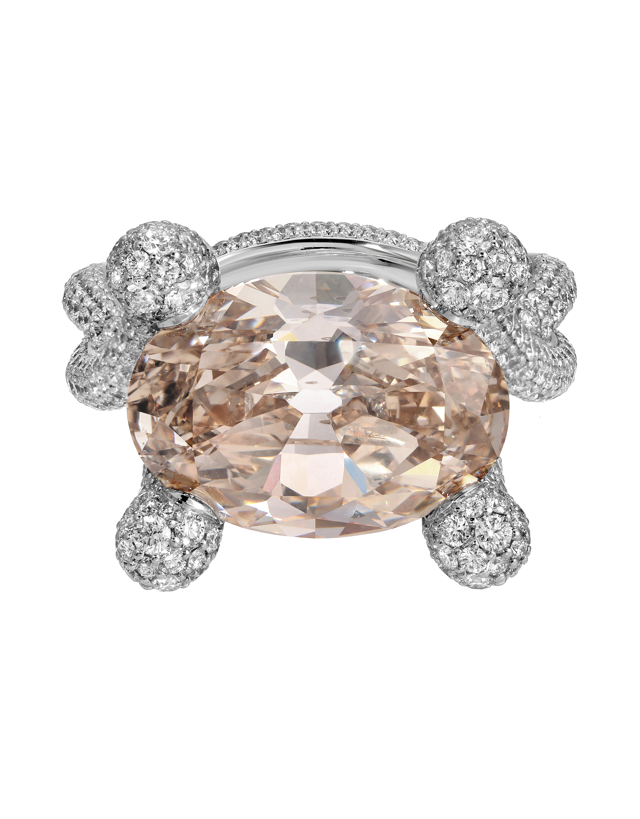 close-up of Kate Hudson's Emily P Wheeler ring at the 2026 Actor Awards