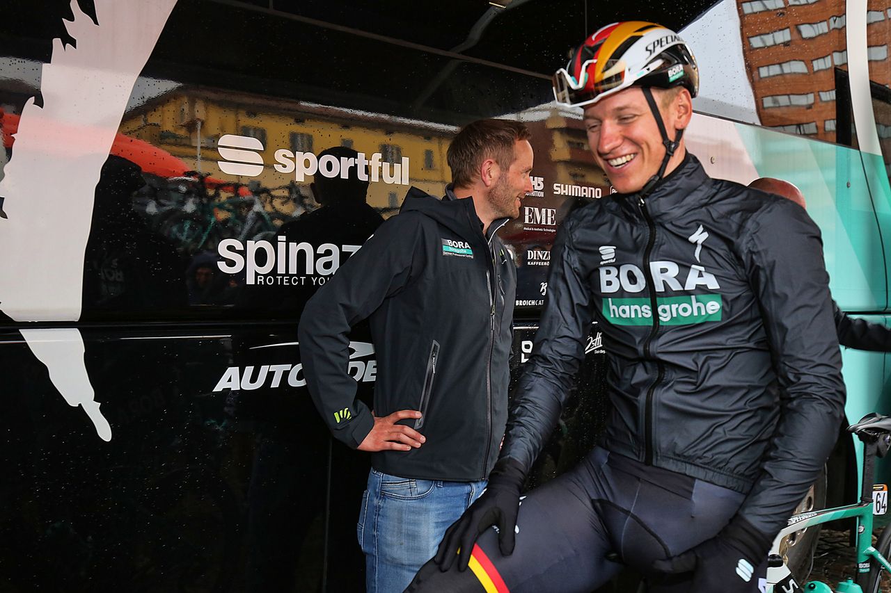 Pascal Ackermann (Bora-Hansgrohe) in the morning