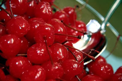 Maraschino cherries.
