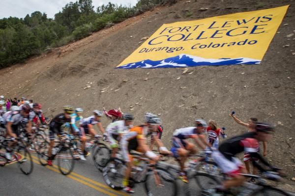 Fort Lewis College hosted the first stage of the race.