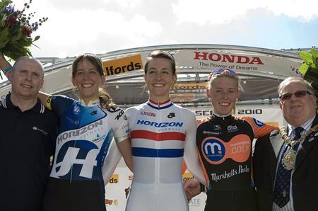 Dani King (c) won the Horizon Fitness Women's GP.